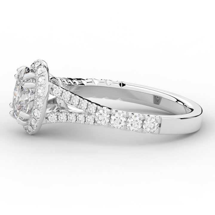 1.60CT.TW OVAL LAB DIAMOND ENGAGEMENT RING - Nazarelle