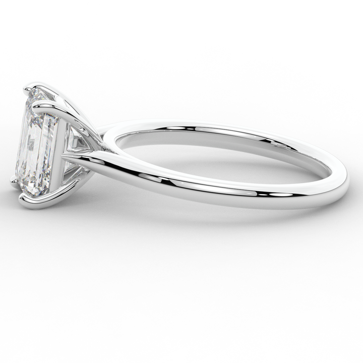 2.00CT EMERALD CUT LAB DIAMOND SOLITAIRE ENGAGEMENT RING - Nazarelle