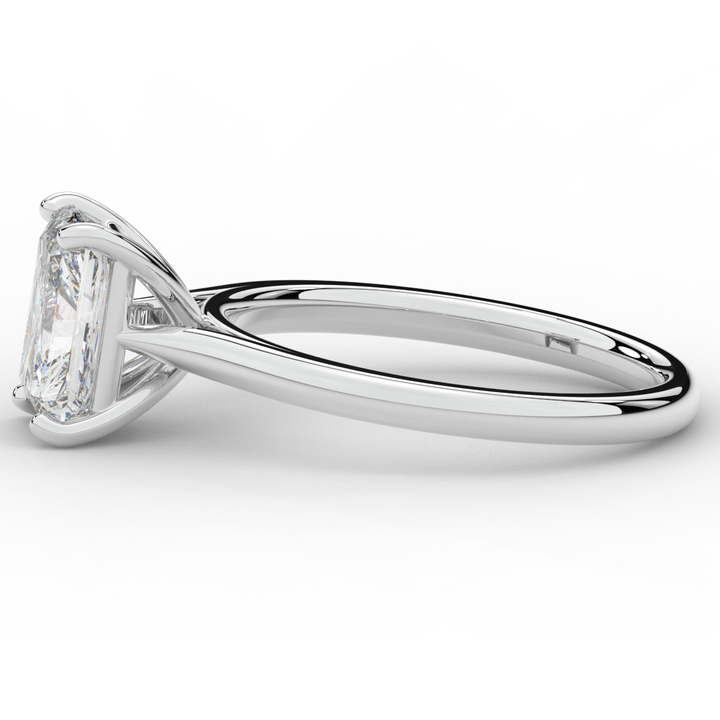 2.00CT RADIANT LAB DIAMOND SOLITAIRE ENGAGEMENT RING - Nazarelle