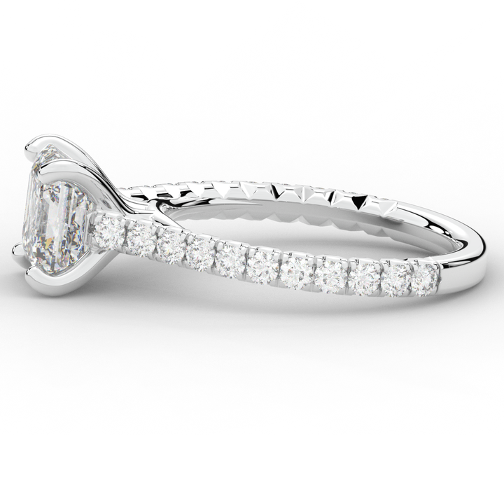 2.40CT.TW ASSCHER LAB DIAMOND ENGAGEMENT RING - Nazarelle