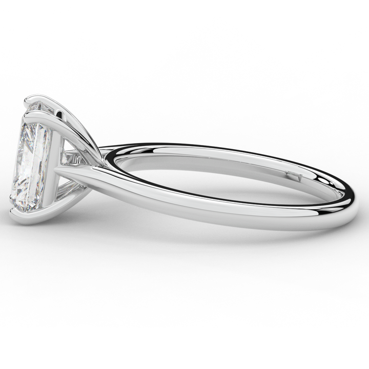 2.00CT RADIANT LAB DIAMOND SOLITAIRE ENGAGEMENT RING - Nazarelle