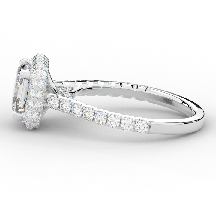 2.75CT.TW ASSCHER LAB DIAMOND HALO ENGAGEMENT RING - Nazarelle