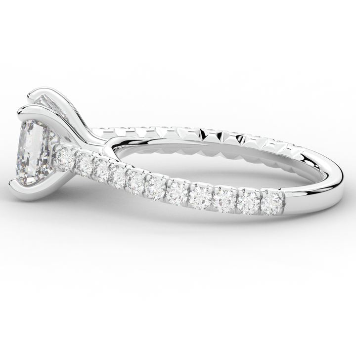2.40CT.TW ASSCHER LAB DIAMOND ENGAGEMENT RING - Nazarelle