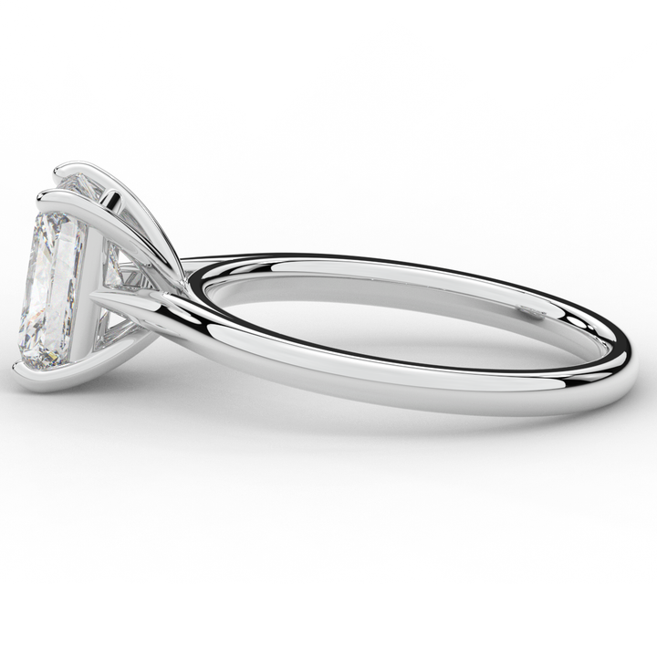 2.00CT RADIANT LAB DIAMOND SOLITAIRE ENGAGEMENT RING - Nazarelle