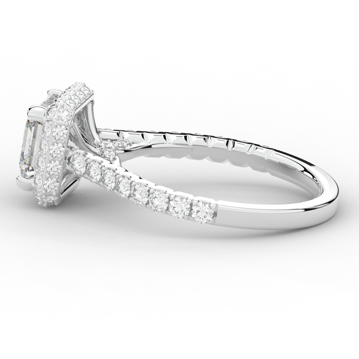 2.75CT.TW ASSCHER LAB DIAMOND HALO ENGAGEMENT RING - Nazarelle