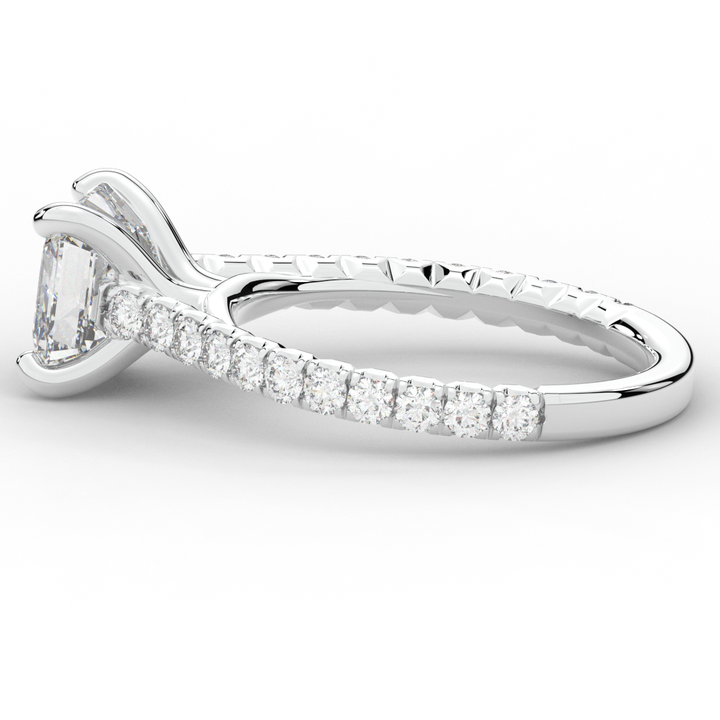 2.40CT.TW ASSCHER LAB DIAMOND ENGAGEMENT RING - Nazarelle