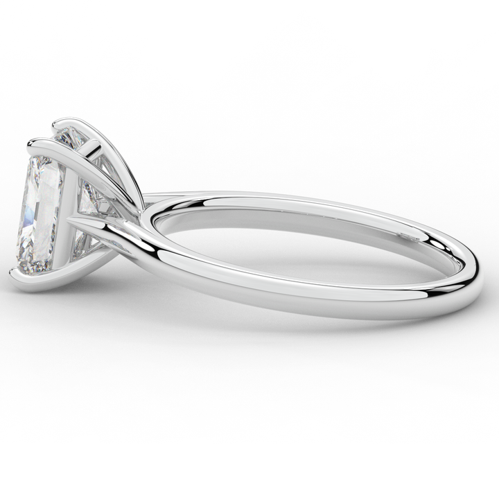 2.00CT RADIANT LAB DIAMOND SOLITAIRE ENGAGEMENT RING - Nazarelle