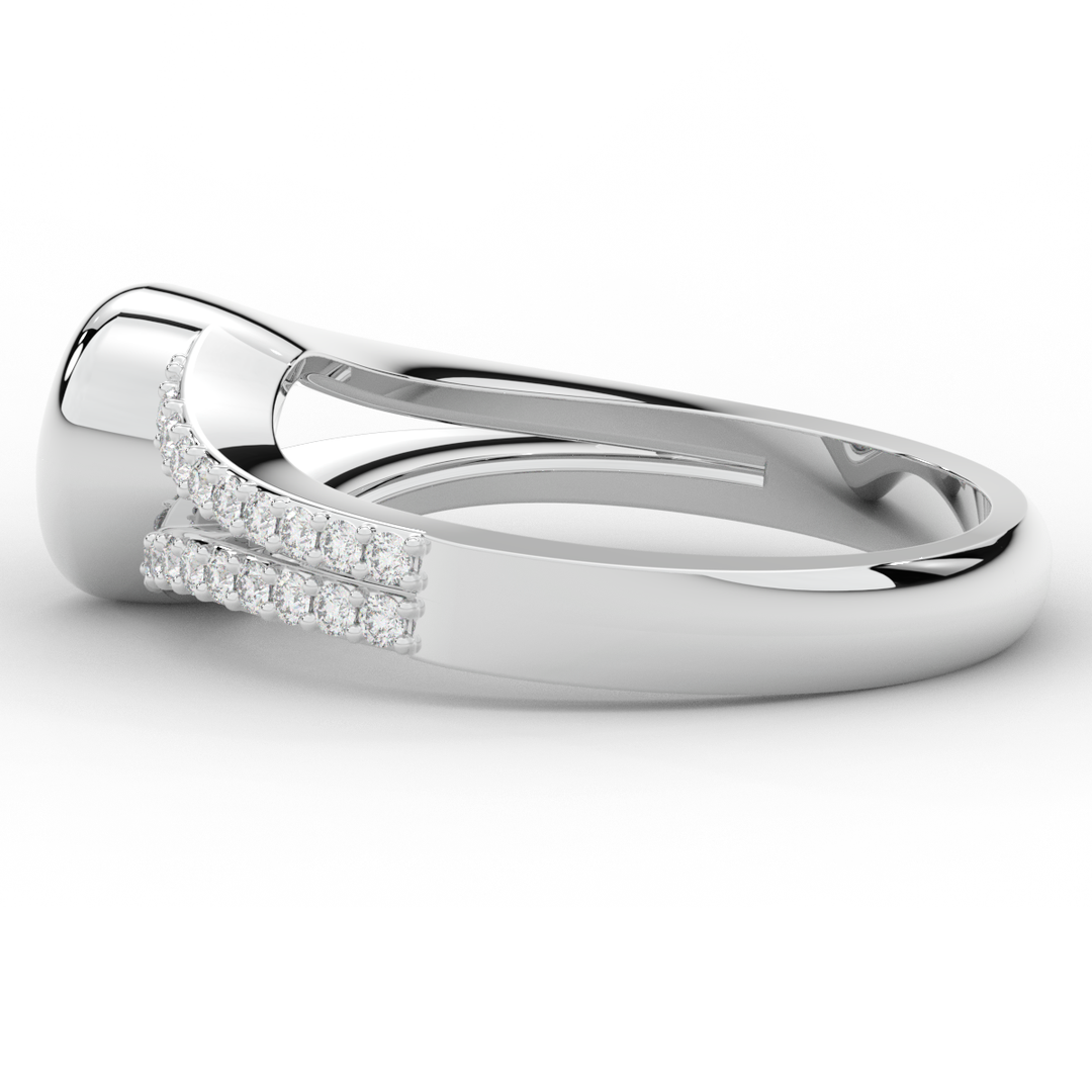 1.10CT.TW ROUND LAB DIAMOND SOLITAIRE ENGAGEMENT RING - Nazarelle