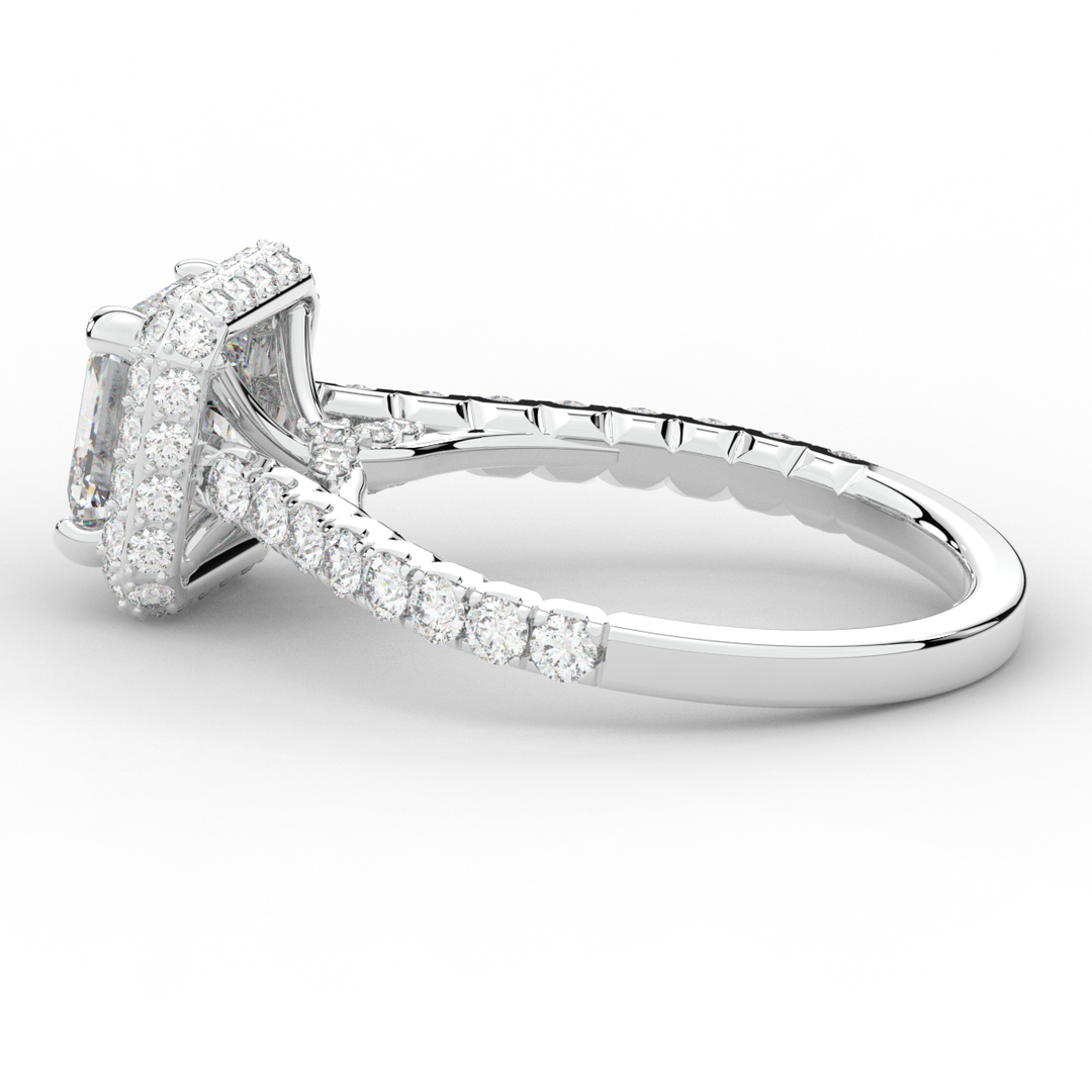 2.75CT.TW ASSCHER LAB DIAMOND HALO ENGAGEMENT RING - Nazarelle