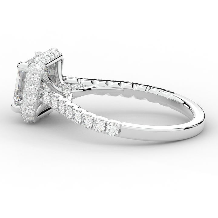 2.75CT.TW ASSCHER LAB DIAMOND HALO ENGAGEMENT RING - Nazarelle
