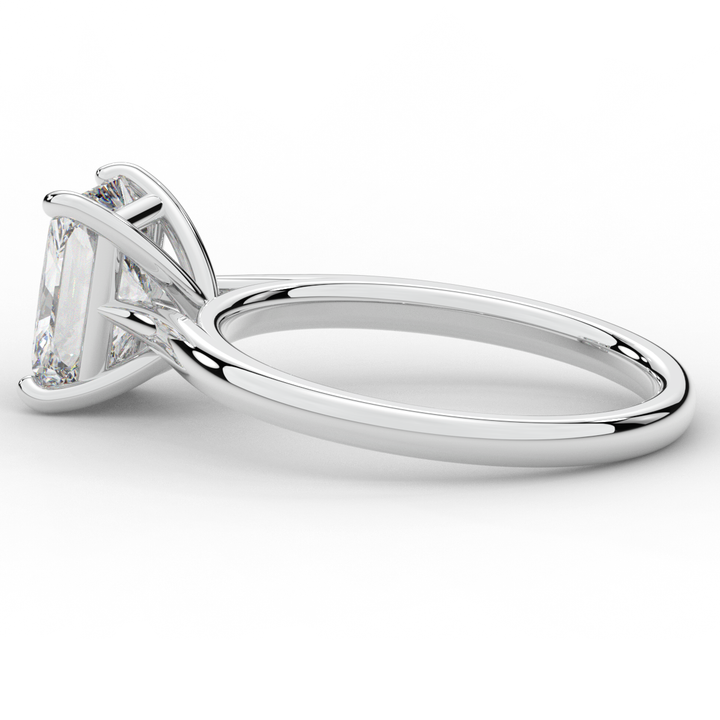 2.00CT RADIANT LAB DIAMOND SOLITAIRE ENGAGEMENT RING - Nazarelle