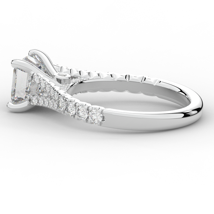 2.45CT.TW ASSCHER LAB DIAMOND ENGAGEMENT RING - Nazarelle