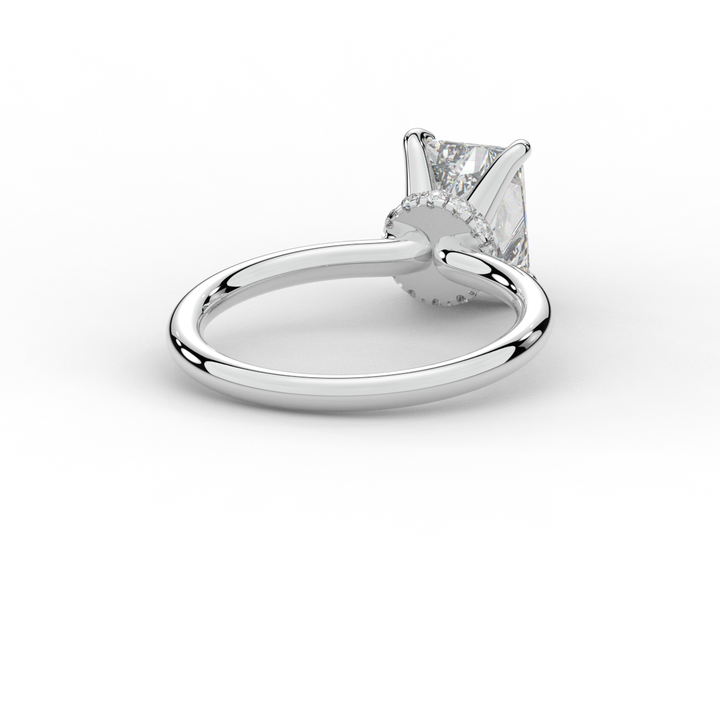 2.05CT.TW RADIANT LAB DIAMOND SOLITAIRE ENGAGEMENT RING - Nazarelle
