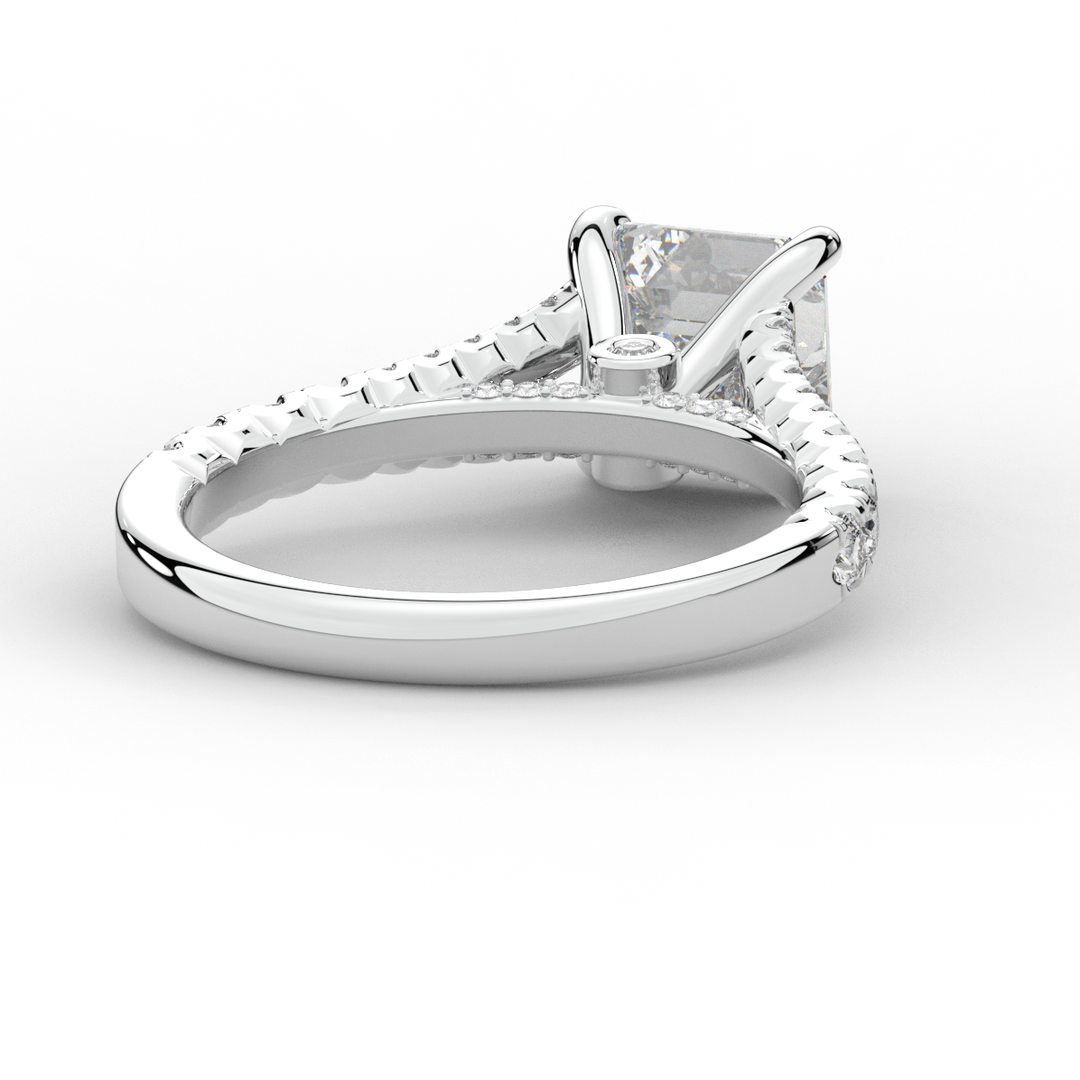 2.45CT.TW ASSCHER LAB DIAMOND ENGAGEMENT RING - Nazarelle