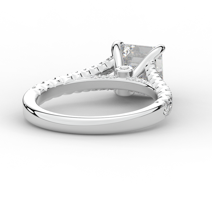 2.45CT.TW ASSCHER LAB DIAMOND ENGAGEMENT RING - Nazarelle