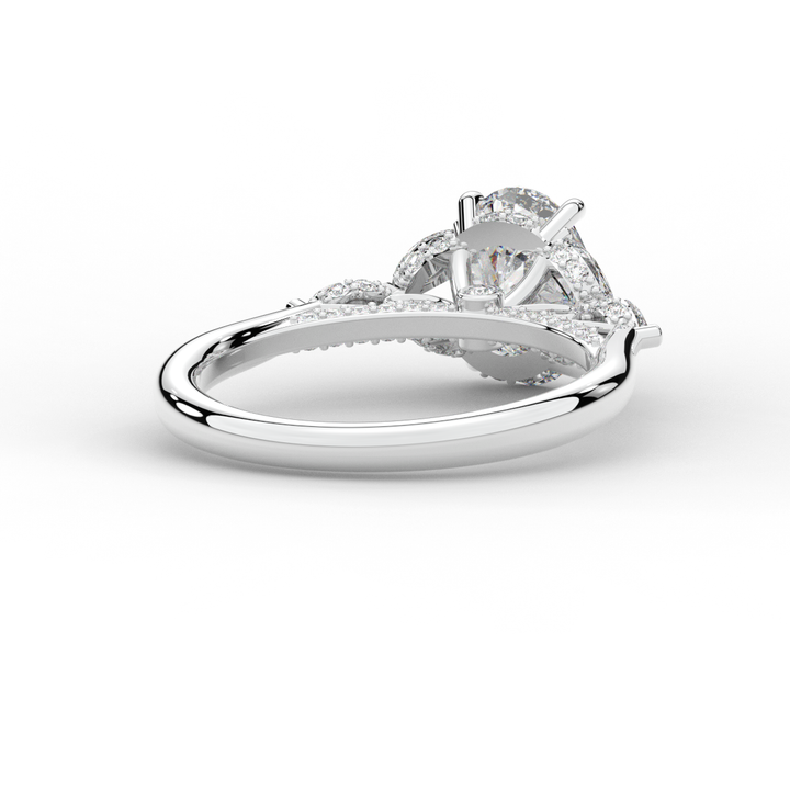 2.00CT.TW OVAL LAB DIAMOND ENGAGEMENT RING - Nazarelle
