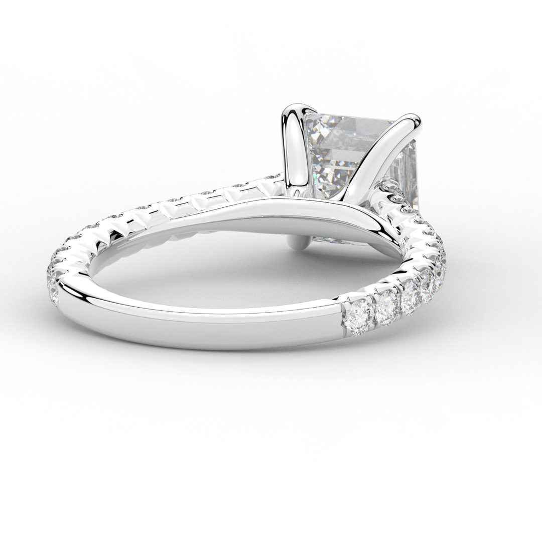 2.40CT.TW ASSCHER LAB DIAMOND ENGAGEMENT RING - Nazarelle