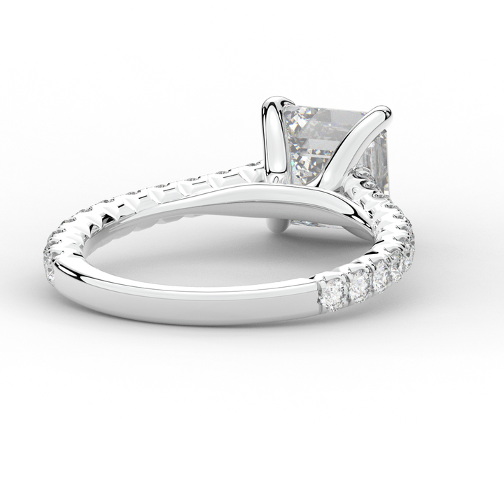 2.40CT.TW ASSCHER LAB DIAMOND ENGAGEMENT RING - Nazarelle