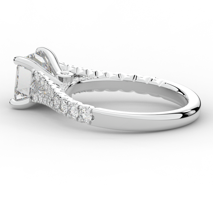 2.45CT.TW ASSCHER LAB DIAMOND ENGAGEMENT RING - Nazarelle