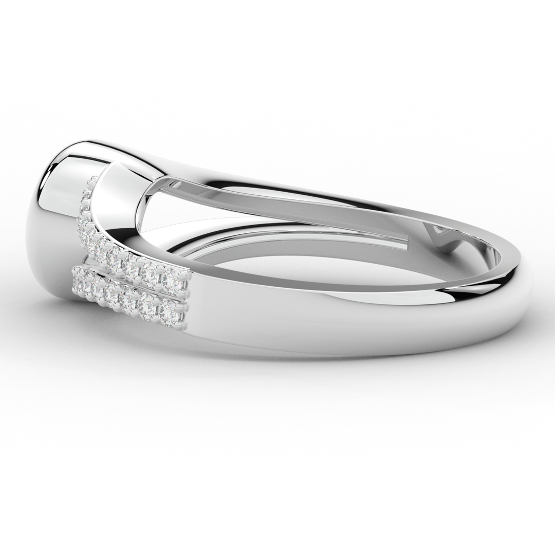 1.10CT.TW ROUND LAB DIAMOND SOLITAIRE ENGAGEMENT RING - Nazarelle