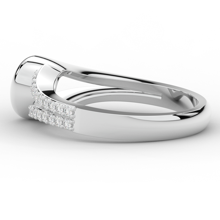 1.10CT.TW ROUND LAB DIAMOND SOLITAIRE ENGAGEMENT RING - Nazarelle