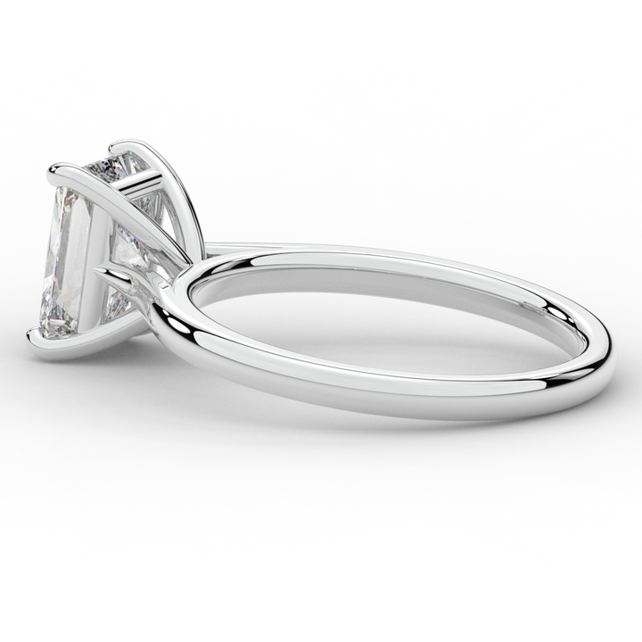 2.00CT RADIANT LAB DIAMOND SOLITAIRE ENGAGEMENT RING - Nazarelle