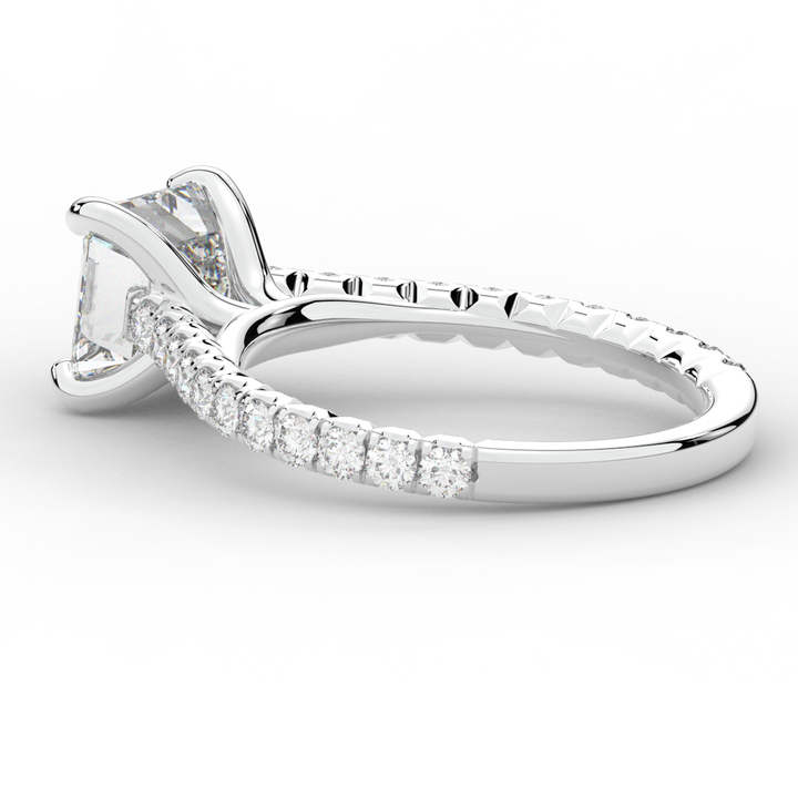 2.40CT.TW ASSCHER LAB DIAMOND ENGAGEMENT RING - Nazarelle
