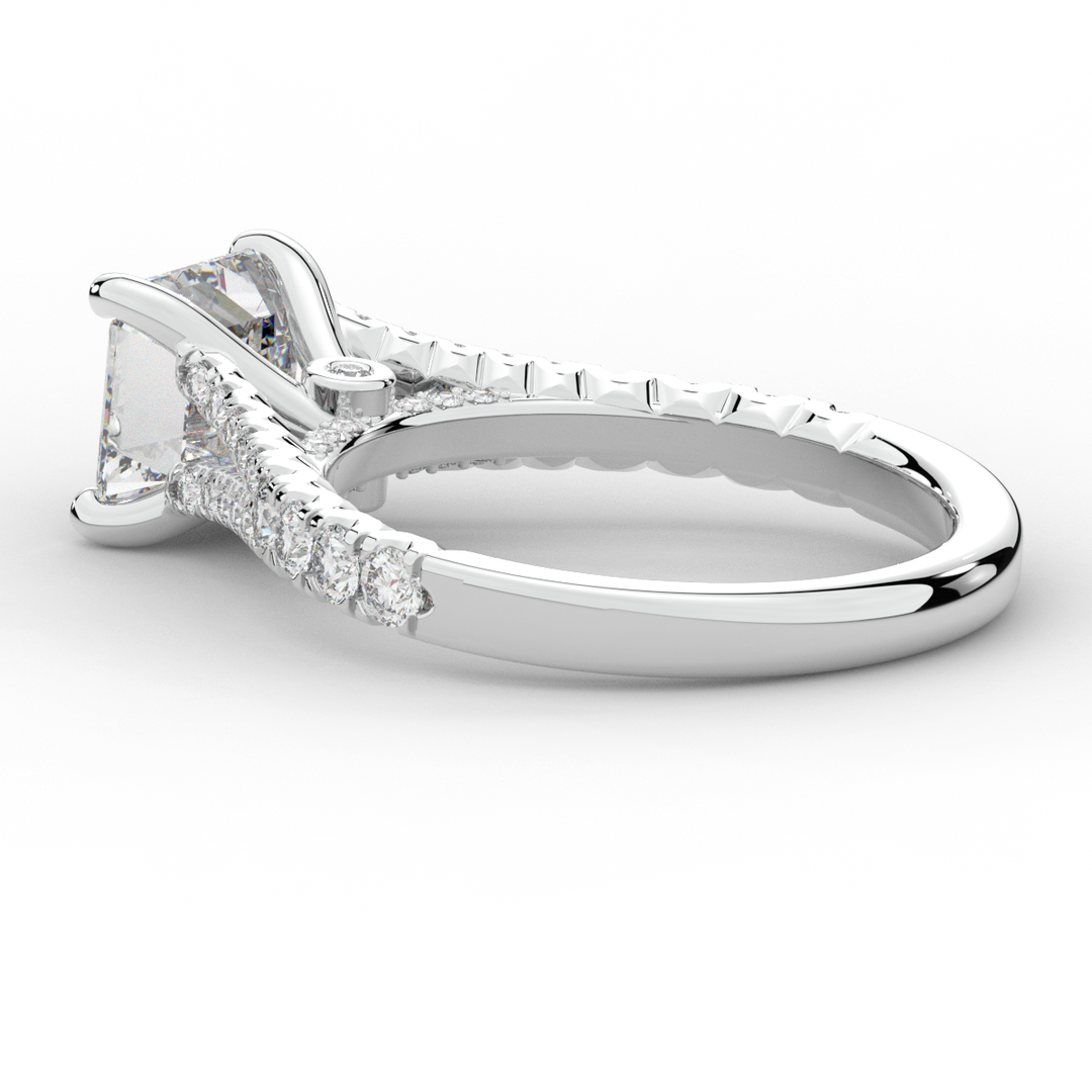 2.45CT.TW ASSCHER LAB DIAMOND ENGAGEMENT RING - Nazarelle