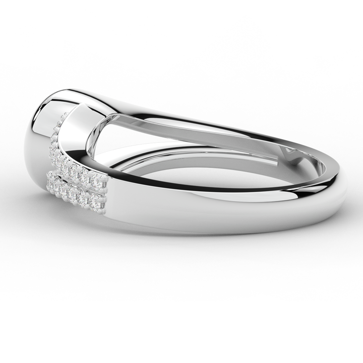 1.10CT.TW ROUND LAB DIAMOND SOLITAIRE ENGAGEMENT RING - Nazarelle