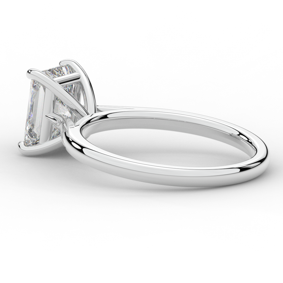 2.00CT RADIANT LAB DIAMOND SOLITAIRE ENGAGEMENT RING - Nazarelle