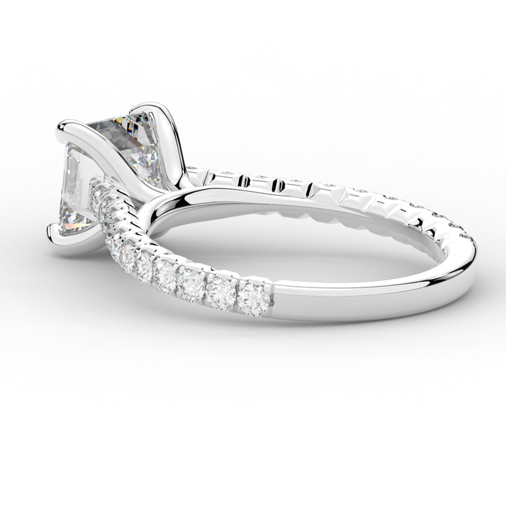 2.40CT.TW ASSCHER LAB DIAMOND ENGAGEMENT RING - Nazarelle