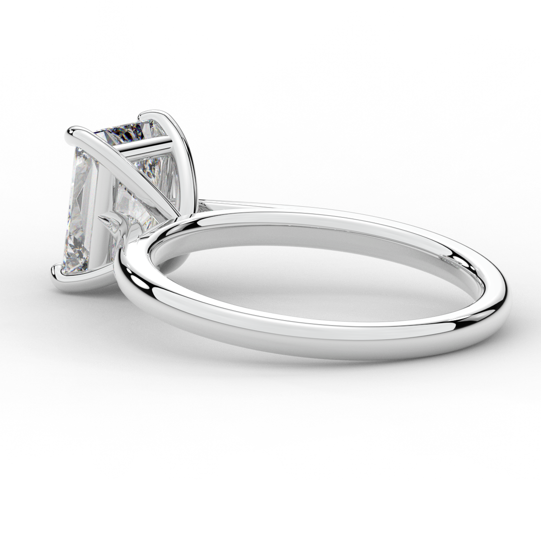 2.00CT RADIANT LAB DIAMOND SOLITAIRE ENGAGEMENT RING - Nazarelle