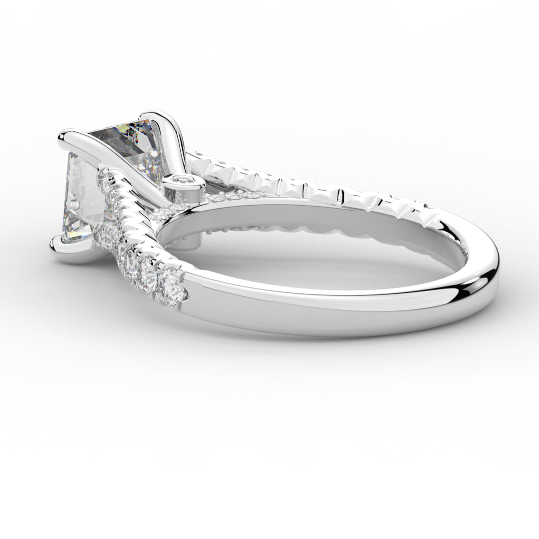 2.45CT.TW ASSCHER LAB DIAMOND ENGAGEMENT RING - Nazarelle