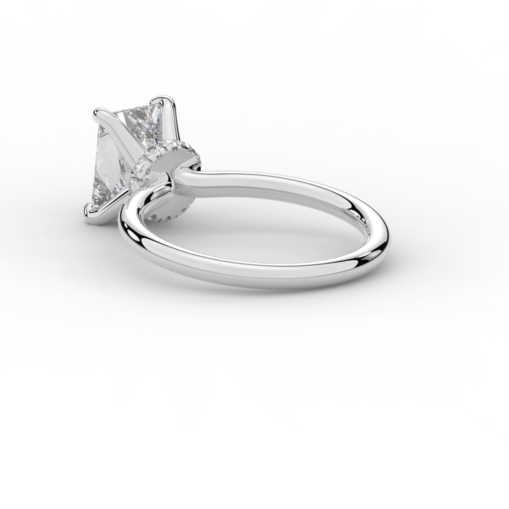 2.05CT.TW RADIANT LAB DIAMOND SOLITAIRE ENGAGEMENT RING - Nazarelle