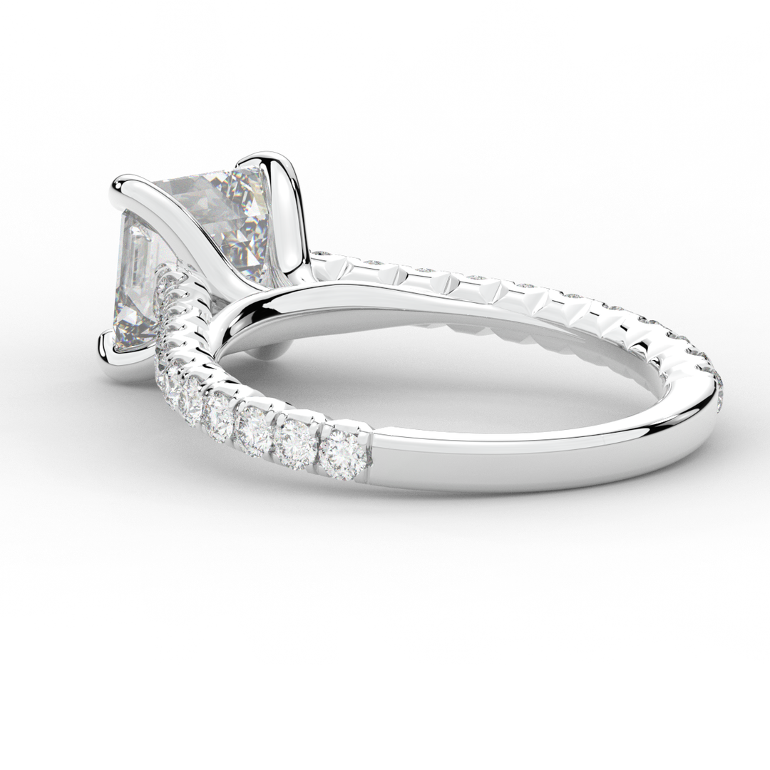 2.40CT.TW ASSCHER LAB DIAMOND ENGAGEMENT RING - Nazarelle