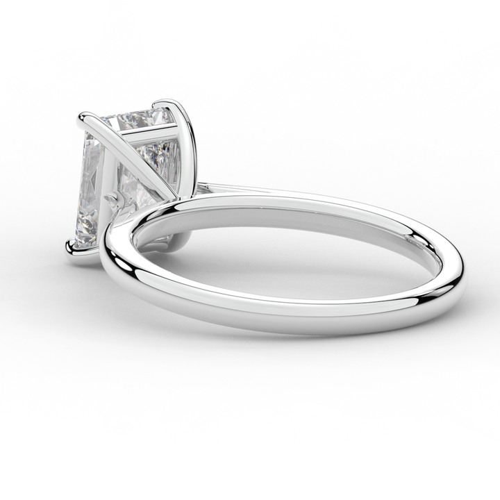 2.00CT RADIANT LAB DIAMOND SOLITAIRE ENGAGEMENT RING - Nazarelle