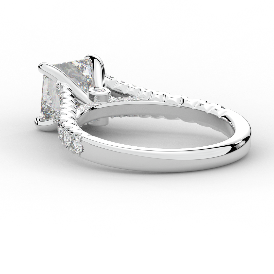 2.45CT.TW ASSCHER LAB DIAMOND ENGAGEMENT RING - Nazarelle