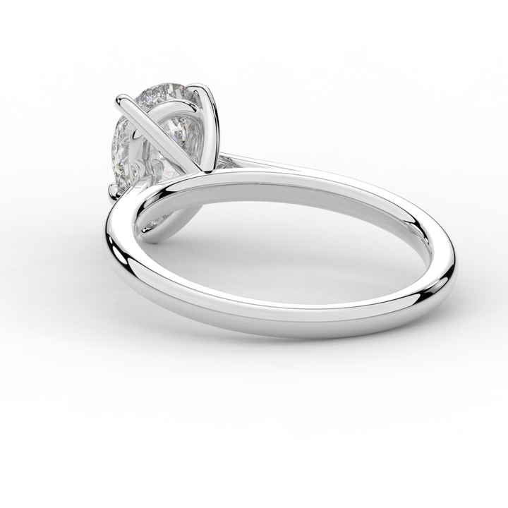 1.00CT PEAR LAB DIAMOND SOLITAIRE ENGAGEMENT RING - Nazarelle