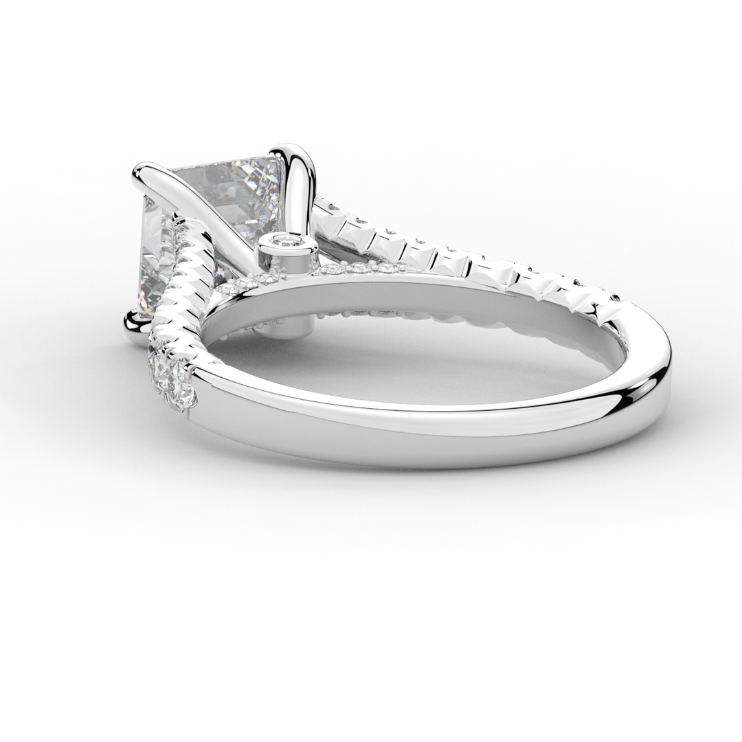 2.45CT.TW ASSCHER LAB DIAMOND ENGAGEMENT RING - Nazarelle