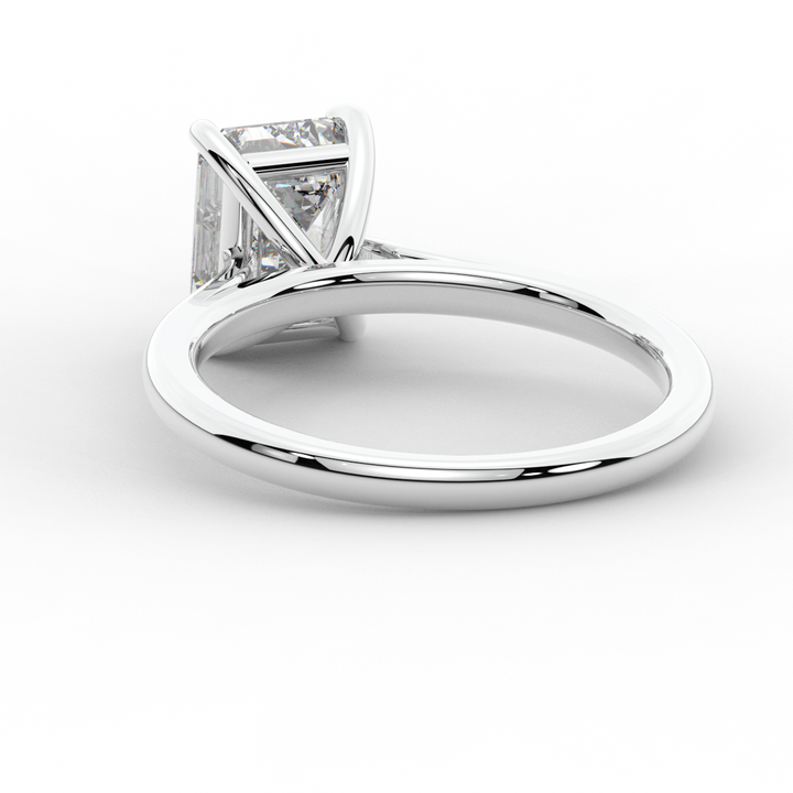 2.00CT EMERALD CUT LAB DIAMOND SOLITAIRE ENGAGEMENT RING - Nazarelle