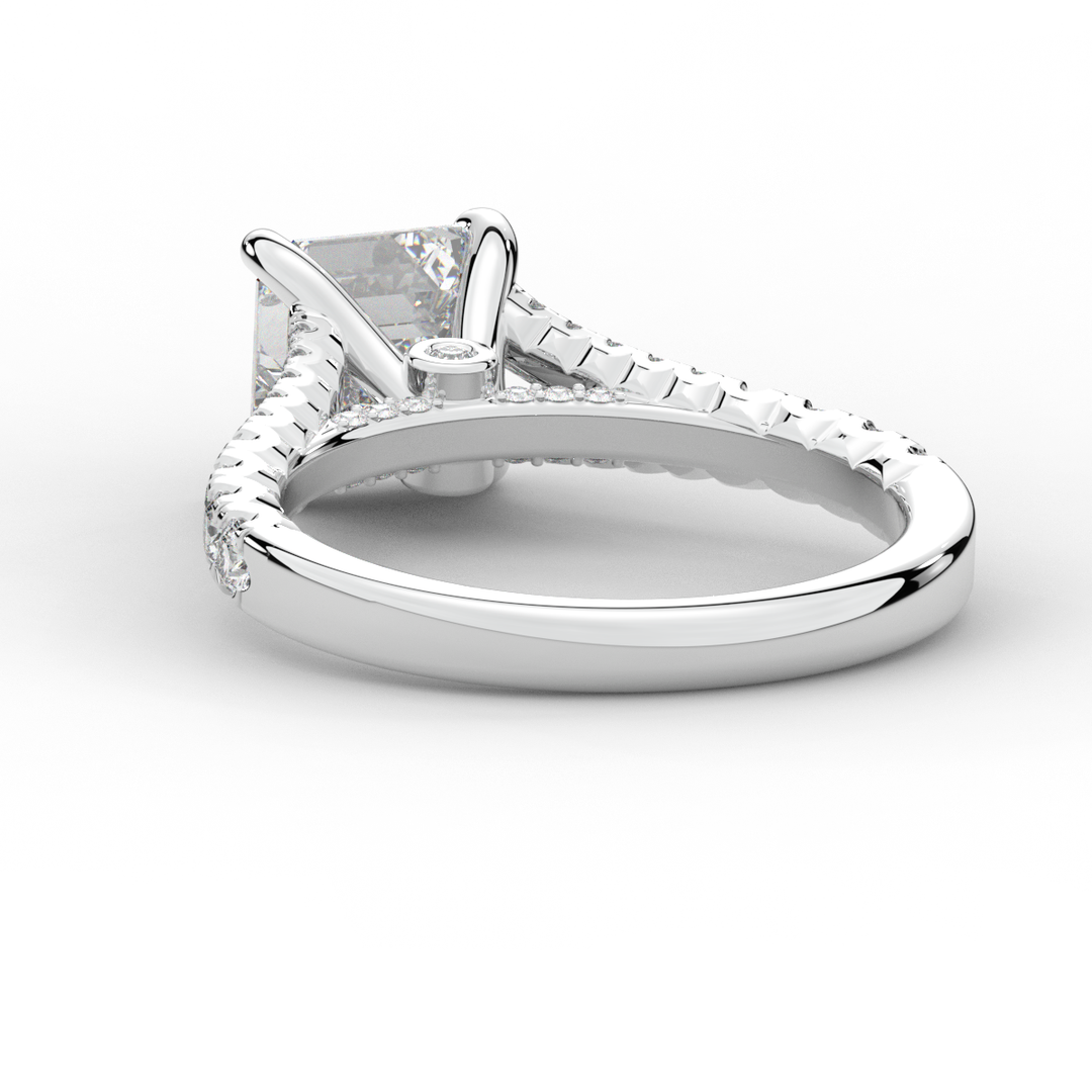 2.45CT.TW ASSCHER LAB DIAMOND ENGAGEMENT RING - Nazarelle