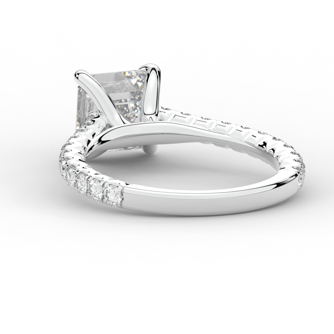 2.40CT.TW ASSCHER LAB DIAMOND ENGAGEMENT RING - Nazarelle