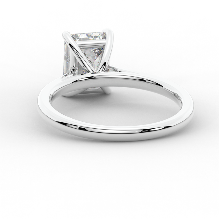 2.00CT EMERALD CUT LAB DIAMOND SOLITAIRE ENGAGEMENT RING - Nazarelle