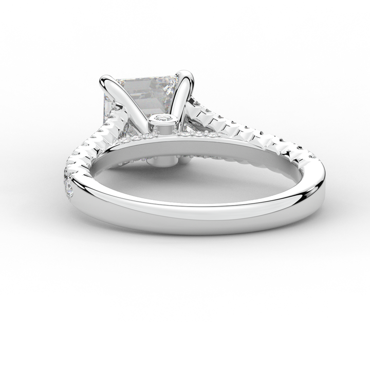 2.45CT.TW ASSCHER LAB DIAMOND ENGAGEMENT RING - Nazarelle