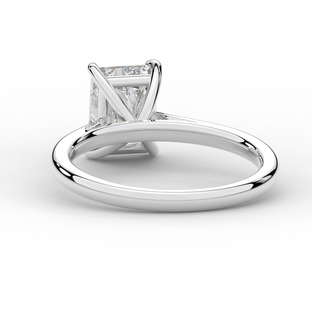 2.00CT RADIANT LAB DIAMOND SOLITAIRE ENGAGEMENT RING - Nazarelle