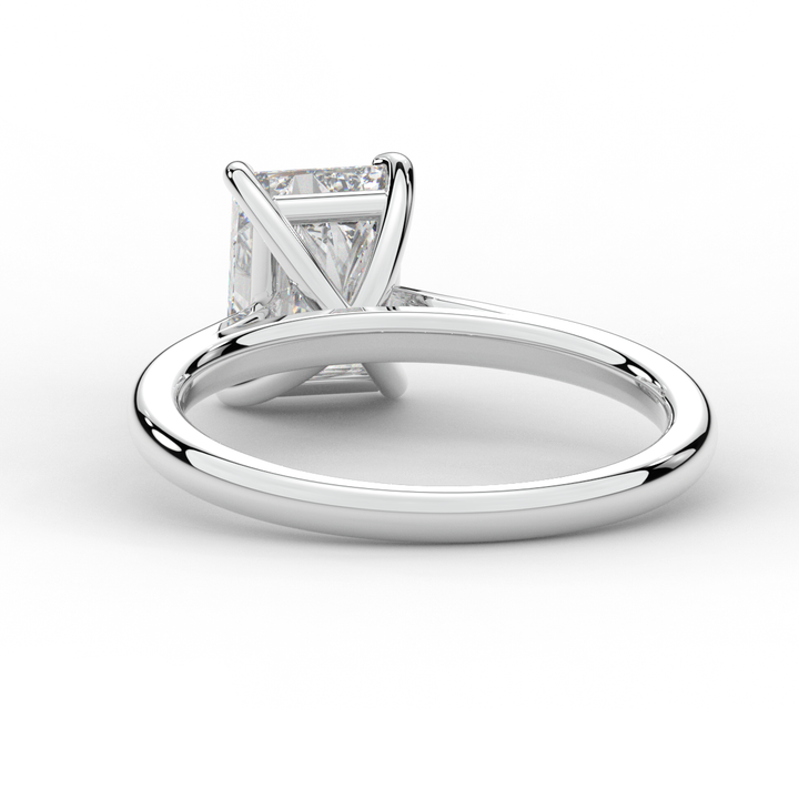 2.00CT RADIANT LAB DIAMOND SOLITAIRE ENGAGEMENT RING - Nazarelle
