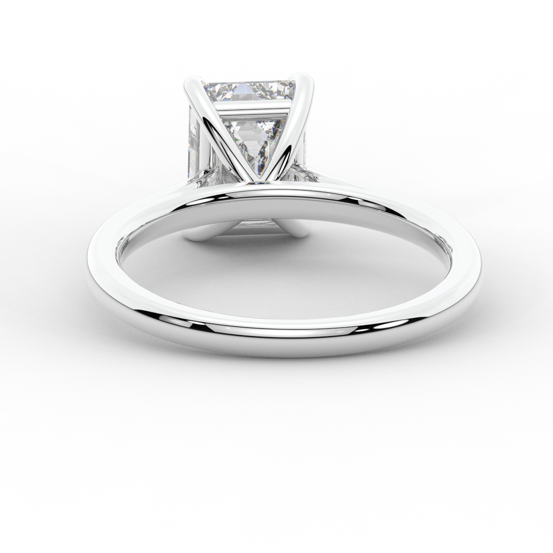 2.00CT EMERALD CUT LAB DIAMOND SOLITAIRE ENGAGEMENT RING - Nazarelle