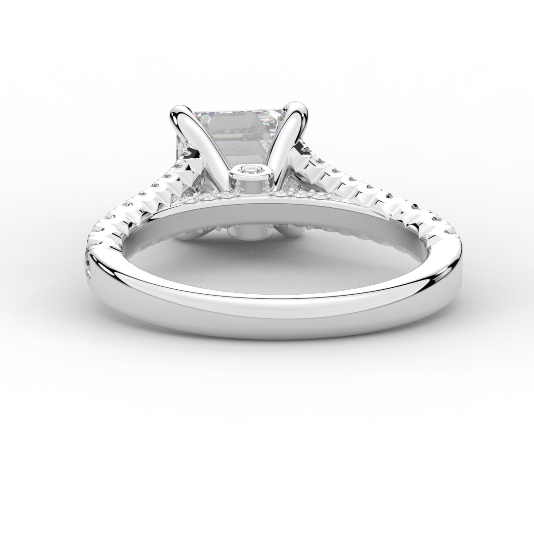 2.45CT.TW ASSCHER LAB DIAMOND ENGAGEMENT RING - Nazarelle