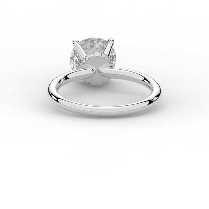 2.05CT.TW ROUND LAB DIAMOND SOLITAIRE ENGAGEMENT RING - Nazarelle