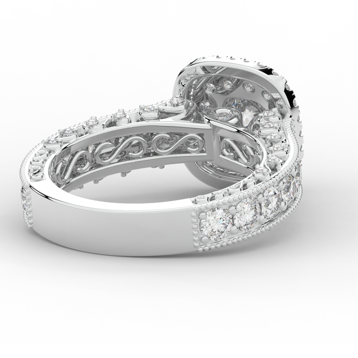 2.30CT.TW ROUND LAB DIAMOND ENGAGEMENT RING - Nazarelle
